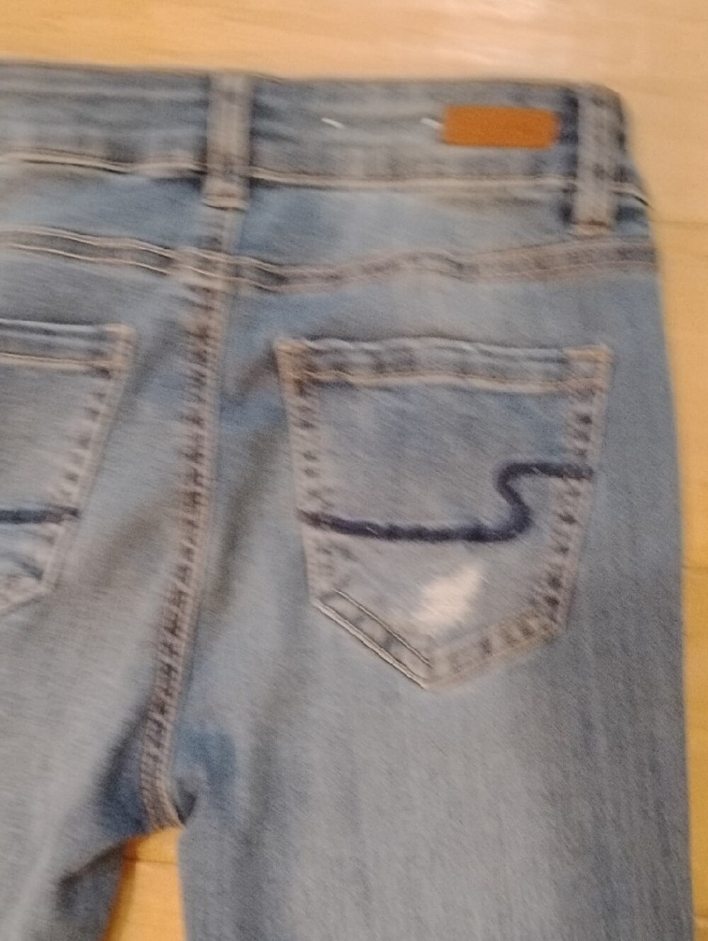 Ardene Light Blue Ripped Skinny Jeans - Picture 5 of 6